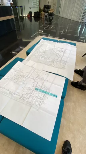 Recherche de fuite complexe dans un bâtiment technique à plusieurs niveaux, Pantin, NESAYEM BTP